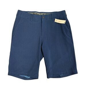 Ben Hogan Golf Shorts Men's Size 30 Blue Flat Front Moisture Wicking Easy Care